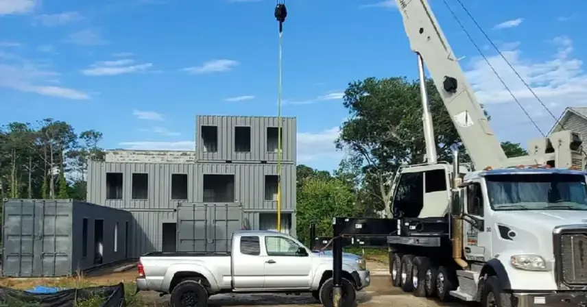 Crane Service Storage Containers In Outer Banks, NC